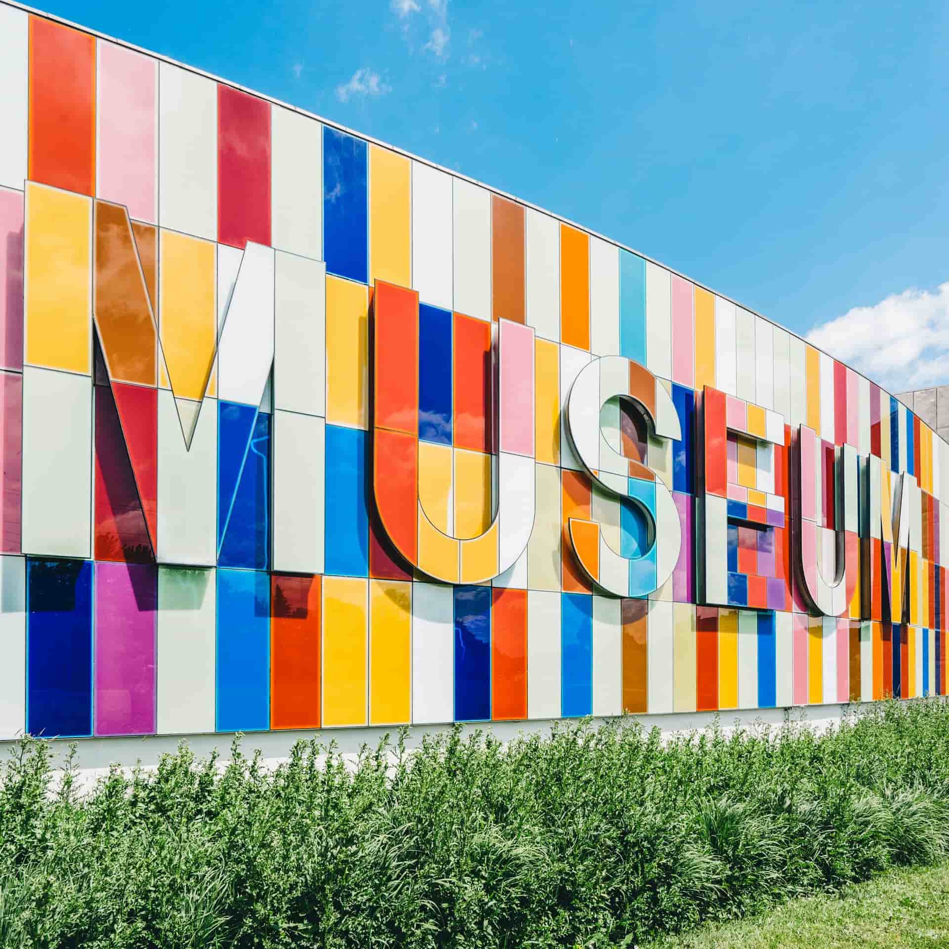 Colourful exterior of the Community Science Museum